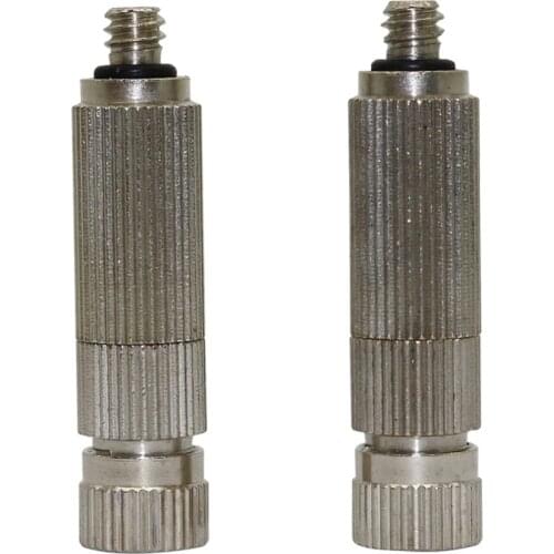 High Pressure 3/16" Male Thread Net Filter Fogging Sprayers 0.1~0.5mm Misting Sprayers Garden Cooling Humidify Accessories 5pcs