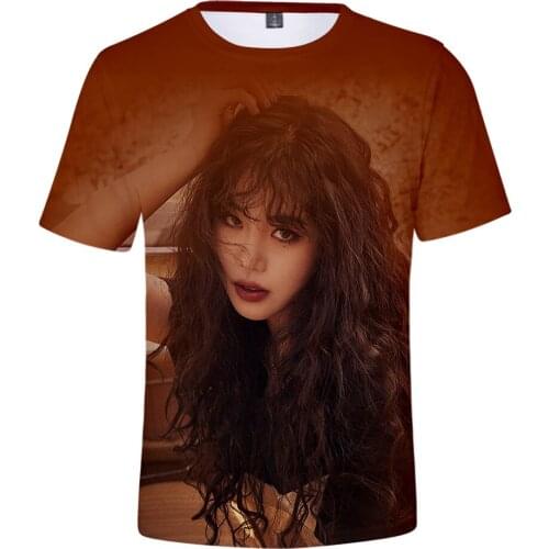 Aikooki New Arrival (G)I-DLE 3D T-shirt Men/Women Fashion Casual K-pop Hip Hop T shirt 3D Print GI-DLE Short T-shirts Tees