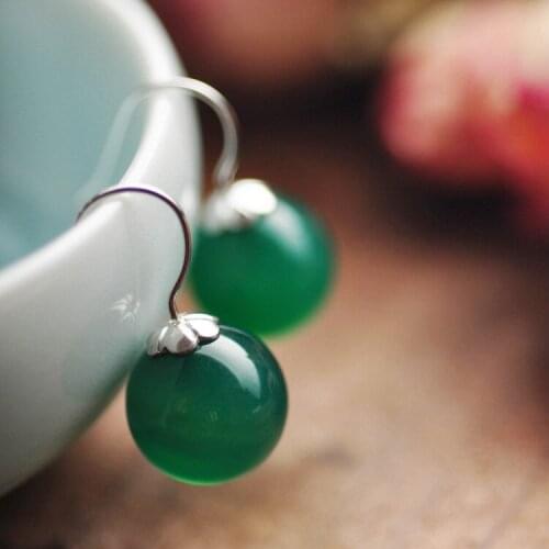 Серебряные серьги BUDROVKY China At AliExpress