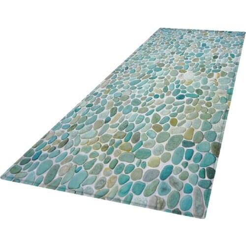 Cobblestone Pattern Absorbent Indoor Front Door Mats Shoe Scraper Easy-dried