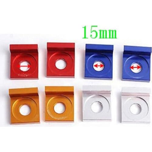 Color Motorcycle Aluminum CNC 15mm Chain adjuster Block tensioner motocross for XR50 CRF70 KLX BBR TTR Pitmotard pit dirt bike
