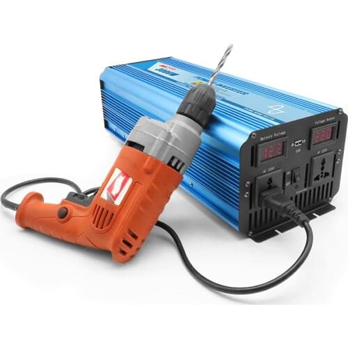Free shipping 12 volt 220 volt solar power inverter 3000w pure sine wave power inverter