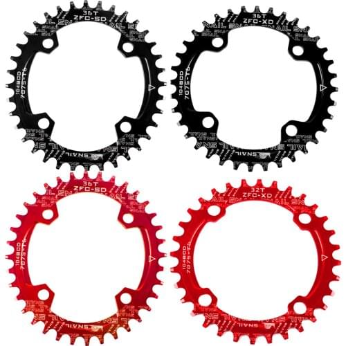 Round/Oval 104BCD 32T 34T 36T 38T Narrow Wide Single Chainring for Bicycle Bike