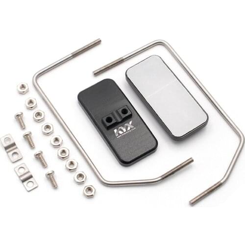 Rearview Mirror Metal Upgrade Accessories for 1/14 Tamiya RC Truck Trailer Tipper Scania MAN Benz Actros Volvo Car DIY Parts