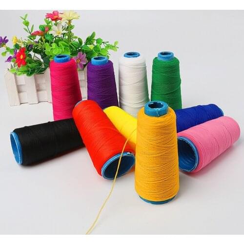 Soft Nylon Coil Elasticity Cords Colorful Round Elastic Band Crafts Supplies For Barbie Dolls Hair DIY Sewing Accessories