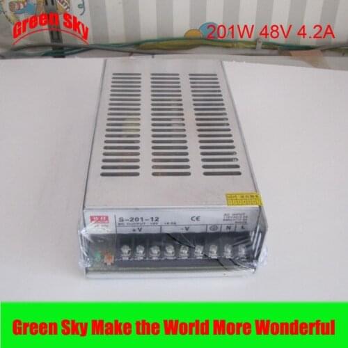 New Arrival High Quality Voltage Transformer LED Display 201W DC single output led power supply 48v smps