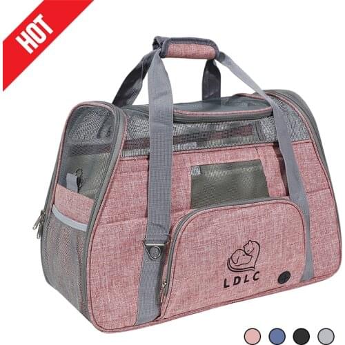 Pet Bag Portable Dog Cat Carrier Bag Pet Puppy Travel Bags Breathable Mesh Small Dog Cat Chihuahua Carrier Outgoing Pets Handbag