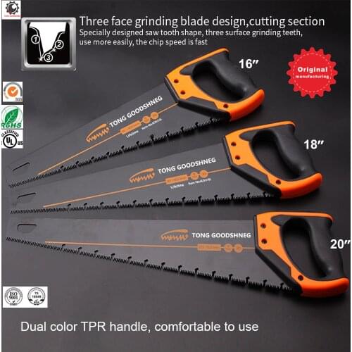 16" 18" 20" Heavy Duty Pruning Curved Blade Trimming Saw for Hand Cutting Tree Limbs and Branches,Hand Tools,Saws,Pruning Saws