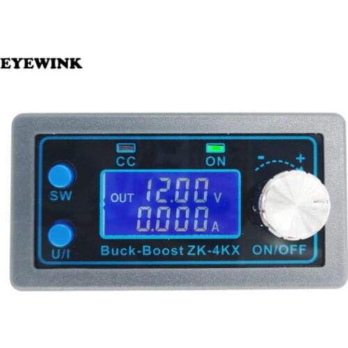 ZK-4KX CNC DC DC Buck Boost Converter CC CV 0.5-30V 4A Power Module Adjustable Regulated power supply For Solar Battery Charging