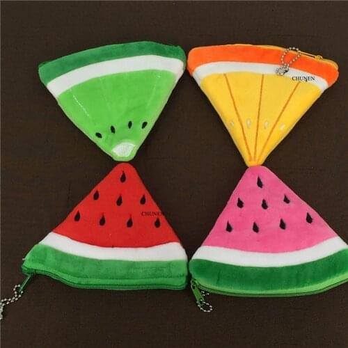 Size 10CM Watermelon Etc. - Plush Purse , Key chain plush purse BAG