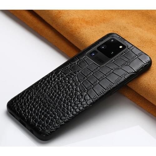 Luxury Genuine Real Leather Phone Case For Samsung Galaxy S21 S20 Ultra S9 S10 Note 10 Plus A10 A30 A40 A50 Full Protective Case