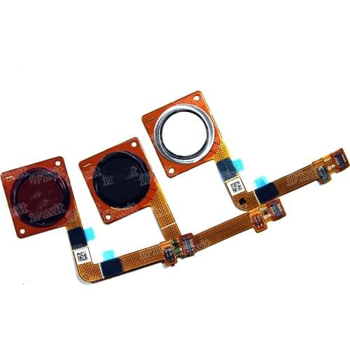 10pcs/lot Home Finger Reader Fingerprint Reader Touch ID Sensor Return Key Home Button Flex Cable For Motorola Moto G7 Plus