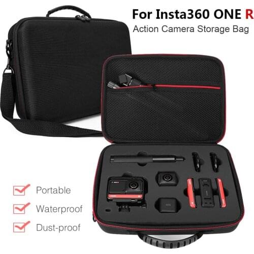 Insta360 ONE R Portable Storage Bag Box for Insta360 ONE R 360 mod/ 4k Wide Angle Camera Carrying Case Accessories