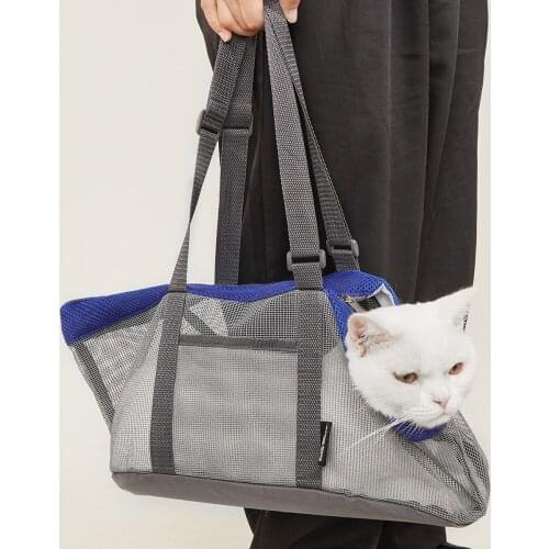 Pet Handbag Shoulder Bag Portable Travel Carrier for Small/Medium Size Dogs and Cats with Great Ventilation