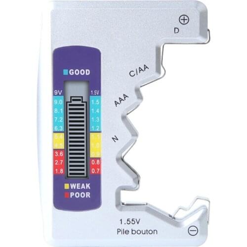 Battery Tester Battery Level Tester Dry Cell Battery No.7 No.5 No.7 No.5 Digital Display Voltage Display