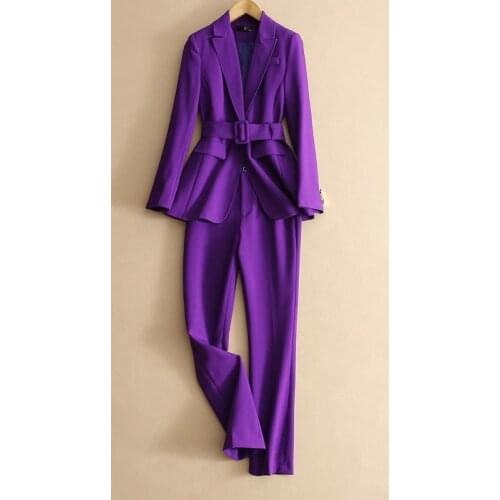 Unimmye Women's Classic Trouser Suits