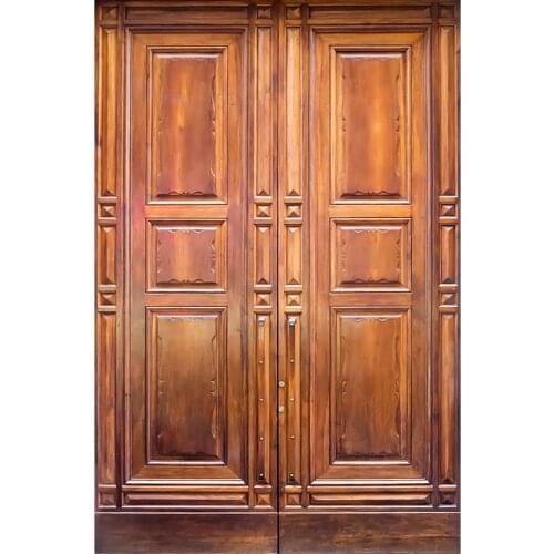 Vintage Wooden Door Photographic Backdrop Vinyl Cloth Backgrounds Photo Studio for Children Baby Portrait Pets Toy Photocall