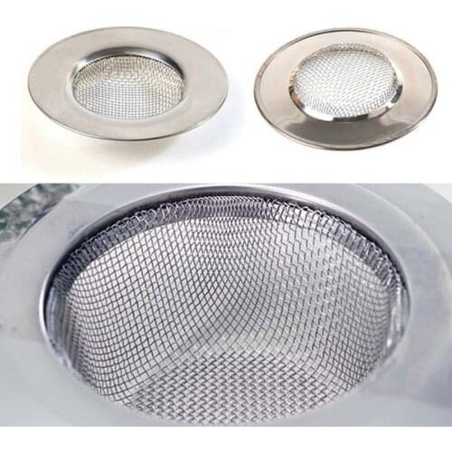 1PCS Stainless Steel Bathtub Hair Catcher Shower Drain Hole Filter Sink Strainer