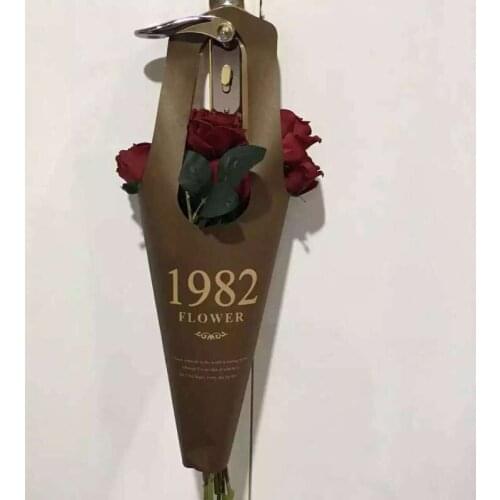 1982 Flower Packaging Craft Paper Packaging Bag Material Paper Bouquet Florist Supplies Gift Wrapping Paper Bag ZA3212