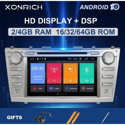 2 Din Android 10 Car DVD Player For Toyota Camry 2007 2008 2009 2010 2011 Aurion 2006 Multimedia GPS Navigation Radio Stereo IPS