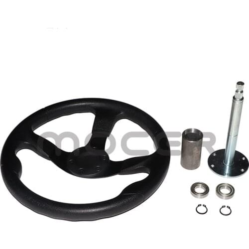 350mm steering wheel direction fixing seat assembly is suitable for ATV kart off-road vehicle steel tube car parts