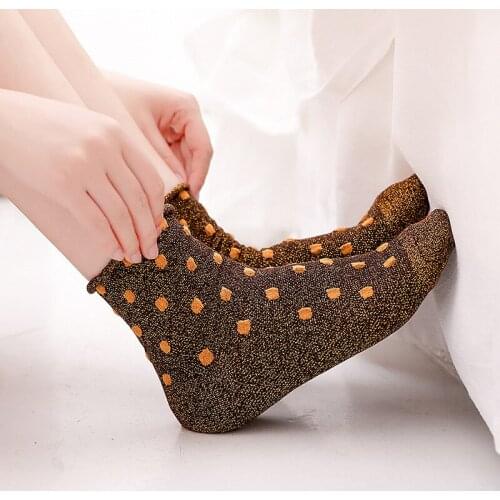 Free shipping girls Glitter dot socks short punk cute lace Socks