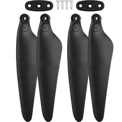 A/B Quick Release Propeller For Hubsan H117S Zino RC Drone Quadcopter Spare Parts Foldable Black Propellers Props Blades Set