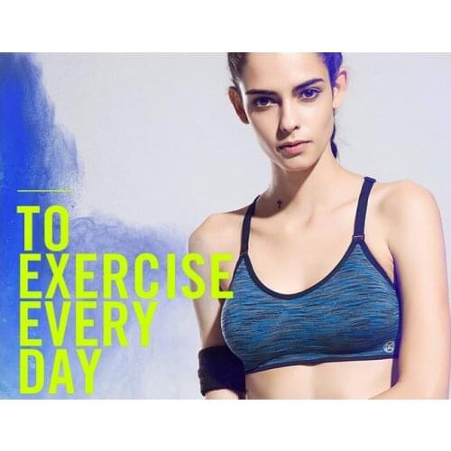 Wholesale Quick-Dry Sports Bra Breathable Fitness Yoga Bra Outdoor Exercise Running Brassiere