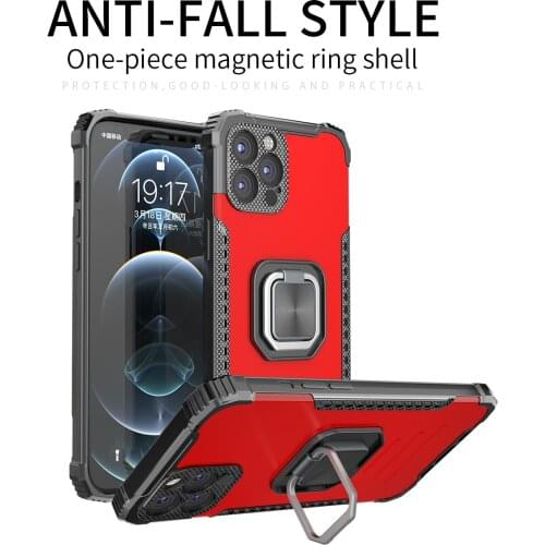 Military fall protection Shockproof case For iphone 12 Pro Max XS 11 Pro Max XR X 6 6s 7 8 Plus SE 12Mini Ring stand Phone Cover