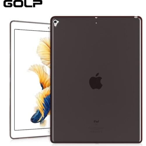 For ipad pro 12.9 2017 case, GOLP Soft TPU Case for ipad 12.9 inch Transparent protection Back Cover for ipad pro 12.9 2015 2016