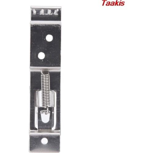 2X European Car License Number Plate Frame Holder Trailer Clips Spring Stainless Steel Bracket