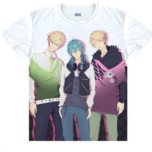 Dramatical Murder Noiz T-shirts Anime Printed T Shirts Aoba Short Sleeve Tees Seda Casual Summer Tops