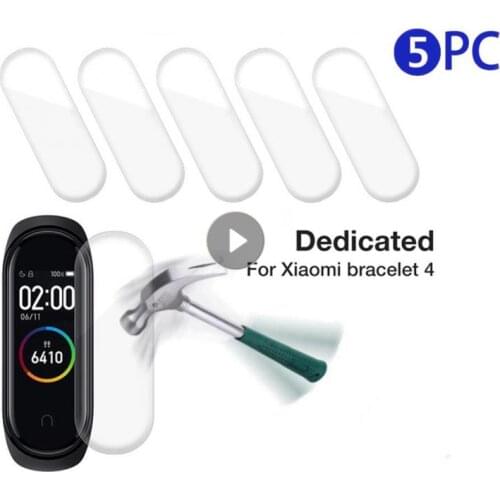 5/10/20Pcs Hydrogel Protective Tempered Film Protective Film For Xiaomi Mi Band 4 Protection Film Full Screen Permeability Film