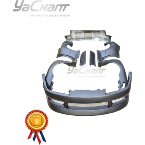 FRP Fiber Glass BN SB Style Wide Body Kit Fit For 1999-2002 S15 Silvia Front Bumper Side Skirt Fender Flare Rear Bumper