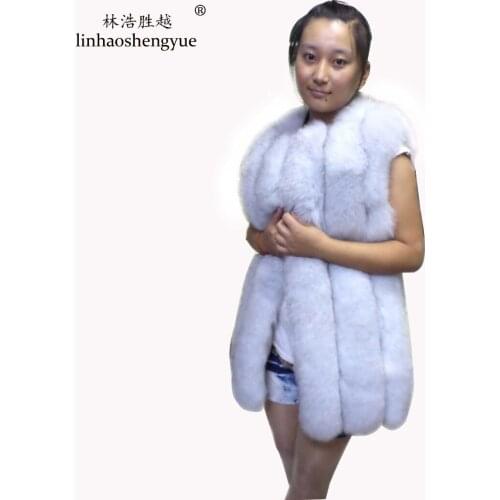 Linhaoshengyue Long 70cm 2015 Long Lithium Real Fox Fur Coat