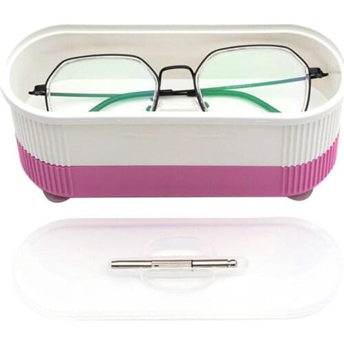 Mini Ultrasonic Jewelry Cleaner Mini Portable Jewelry Cleaner Electric Eyeglass Cleaner Ultrasonic Cleaner