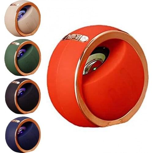 MMS-33 Wireless Bluetooth 5.0 Speaker Fashion Subwoofer Seven Color Light Audio Long Standby Large Memory High Sensitivity