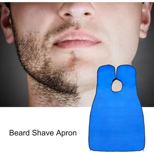 Male Beard Apron Hair Shave Beard Catcher Waterproof Man Bathroom Apron Silk Cloth Bathroom Household Cleaning Protector