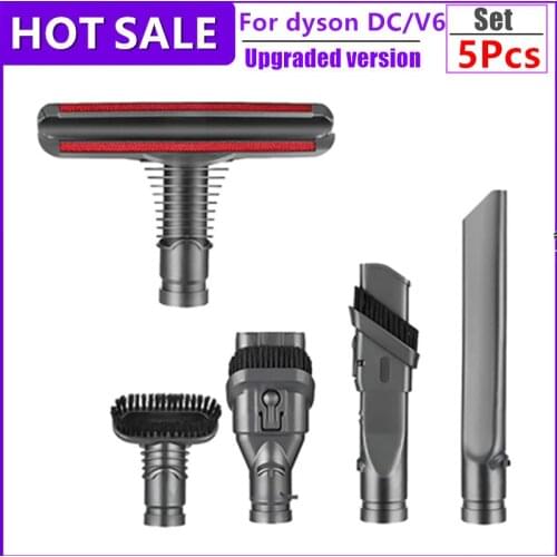 5 PCS/Set Replacement Attachment Kit for Dyson DC35 DC45 DC58 DC59 DC62 V6 DC48 Stair Brush Crevice Vacuum Cleaner Parts