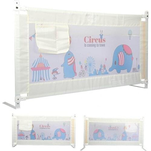 180/150cm Baby Bed Fence Safety Gate Babe Barrier For Beds Crib Rails Security Fencing 2m/1.8m/1.5m Baby Playpen Child Bed Base