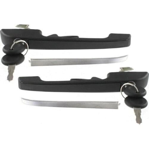 Car Front Left+Right Exterior Outside Door Handle for 85-92 Golf Jetta Quantum Scirocco Rabbit 191837206 191837205