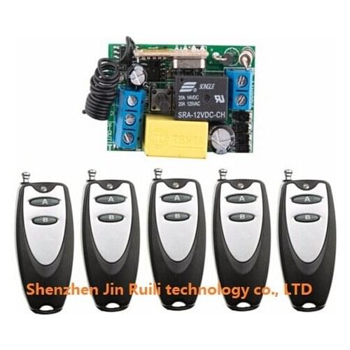 AC 220 V 1 CH Wireless remote control switch System remote control 5 Transmitter +1 Receiver Especially for you