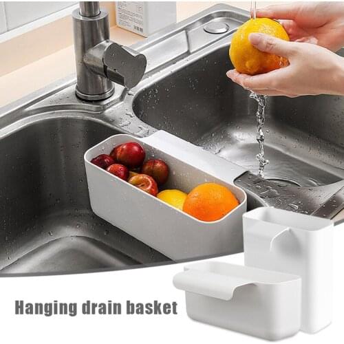 Sink Holder Hanging Kitchen Sinks Organizer Soap Sponge Holder Sink Drain Rack Storage Basket Kitchen Gadgets Bathroom Organizer