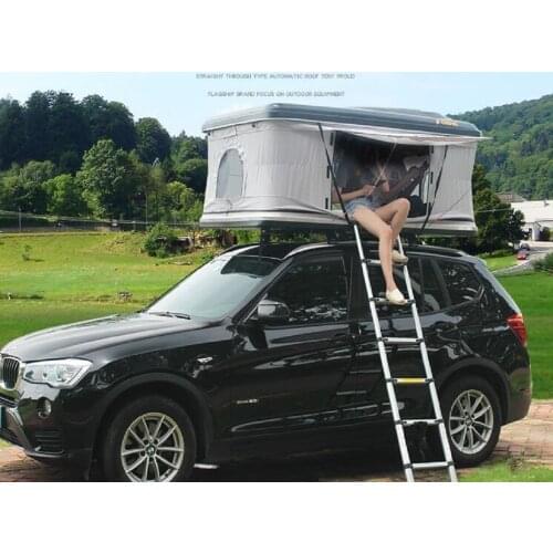 FMN OUTDOOR Black Hard Shell Pop Up Roof Top Camping Tent Universal for Cars Trucks SUVs Camping Travel Mobile