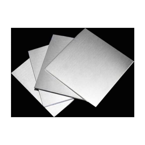 4pc 304 Stainless Steel Polished Plate Sheet Thick 2mm*80*80mm