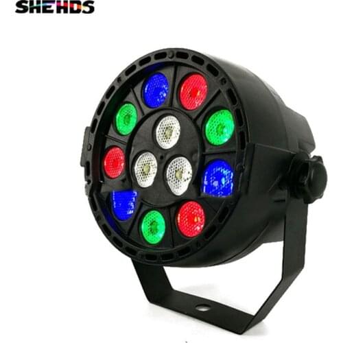 SHEHDS Hot LED Par 12x3W RGBW LED Stage Light Par Light with DMX512 For Disco DJ Projector Machine Party Decoration Hotel