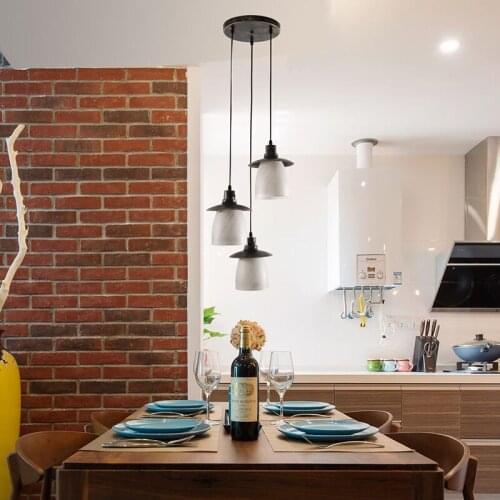 Nordic Retro LED Pendant Lights Loft Lamp Industrial Hanging Lights E27 Simple Designer For Bar Restaurant Coffee Lighting