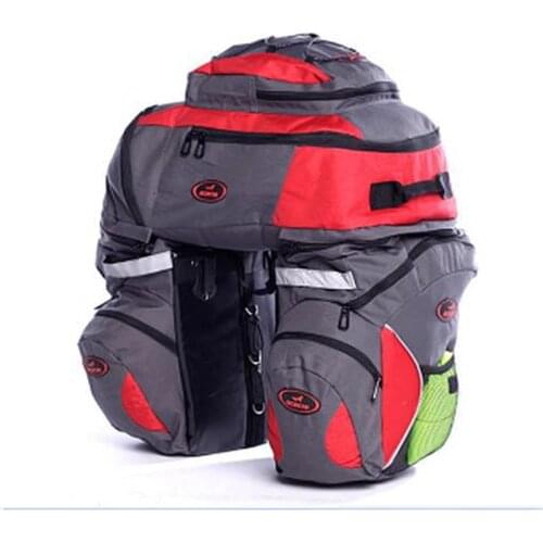 High-grade Multifunction Big Bicycle Bags Load Seat Bike Bag Pannier Waterproof Cover Long Distance Hiking Removable Cycling Bag