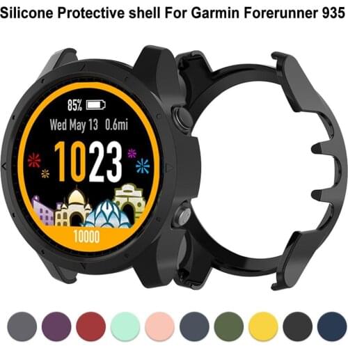 Protective Case Cover Protector For Garmin Forerunner 935 945 Smartwatch Bracelet Dial Case Anti-scratch Shockproof Shell Unisex