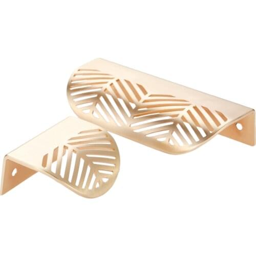 1Pc 40/96MM Leaf shaped Furniture Handle Cabinet Pulls Kitchen Cabinet Handle Knobs Silver Cupboard Pull Furniture Hardware